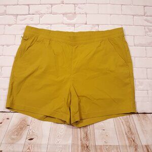 Alaskan Hardgear Duluth Athletic Shorts Womens Size 18 Waist 38 Mustard